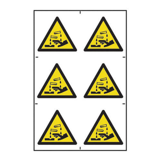 Corrosive symbols - Self Adhesive PP (200 x 300mm) - Min Order 2