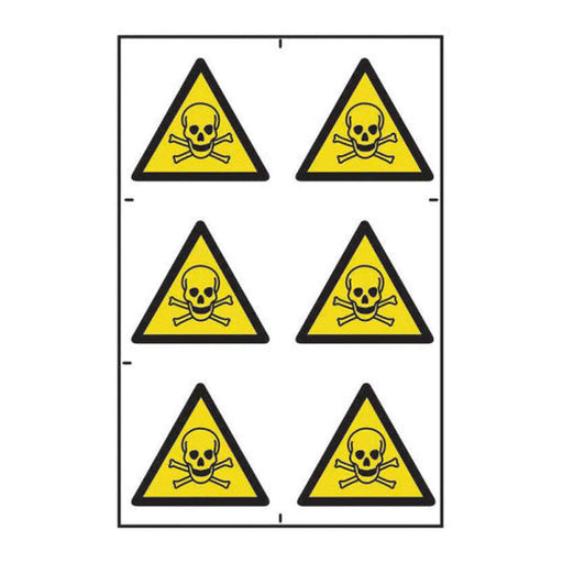 Danger of Death symbols - Self Adhesive PP (200 x 300mm) - Min Order 2