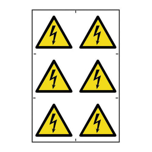 Electrical Hazard symbols - Self Adhesive PP (200 x 300mm) - Min Order 2