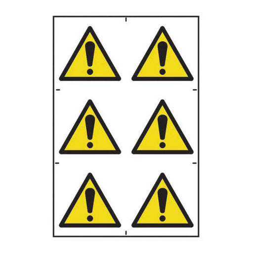 Hazard Warning symbols - Self Adhesive PP (200 x 300mm) - Min Order 2