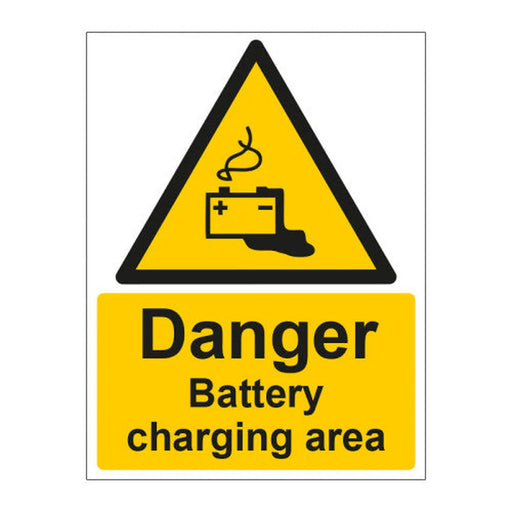 Danger Battery Charging Area - SAPP (300 x 400mm)