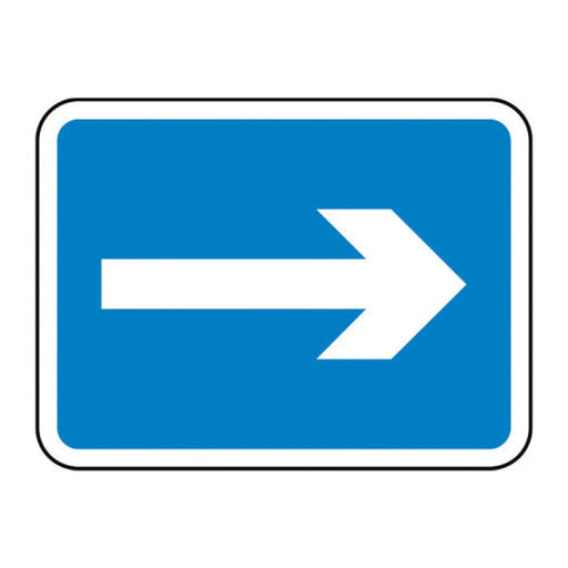 600 x 450mm Aluminium Composite Arrow Right Road Sign (without channel)