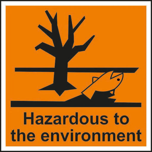 Hazardous to the environment 1.2mm Recyclable PP (150 x 150mm) - Min Order 4