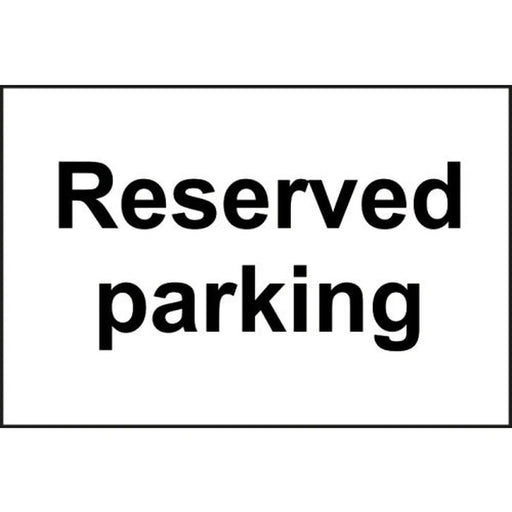Reserved parking 1.2mm Recyclable PP (300 x 200mm) - Min Order 2