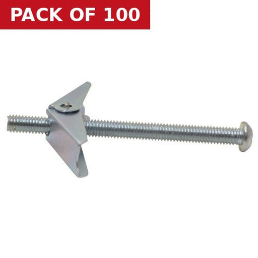 M6 x 75mm ZP Cavity Toggle Bolt   (100)