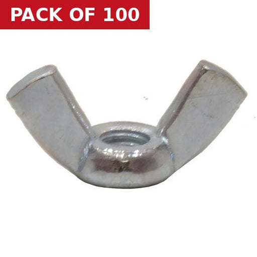 M6 ZP Wing Nuts   (100)
