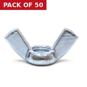 M10 ZP Wing Nuts  (50)