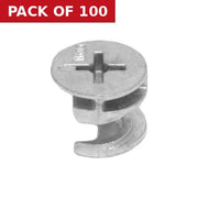 12.5mm ZP Universal Cam Fixings  (100)