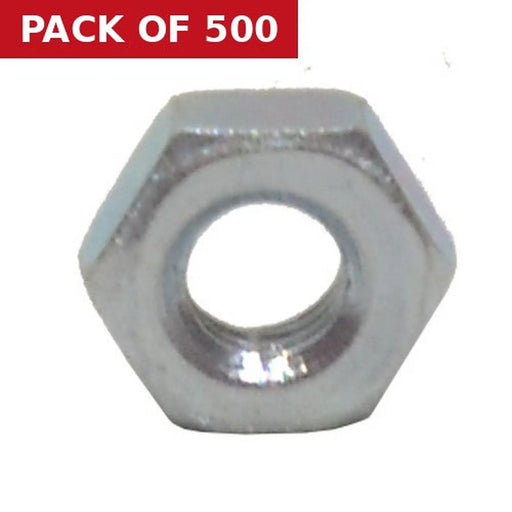 M3 ZP Steel Hex Nuts   (500)