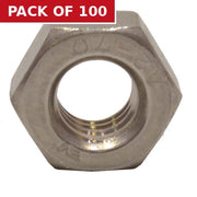 M10 SS Hex Nuts  (100)