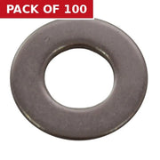 M10 SS Flat Washers   (100)