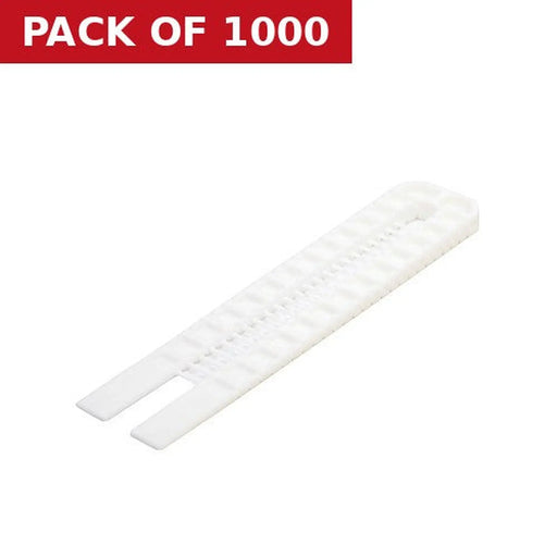30mm x 80mm Small Grey Snap Wedge Shim  (1000)