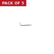 38mm ZP Shouldered Dresser Hooks (Pack of 5)