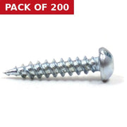 3/4" x 6 ZP Round Head Woodscrews  (200)