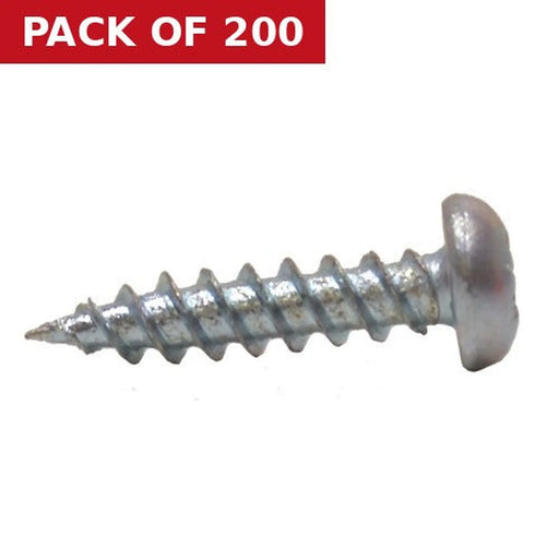 3/4" x 8 ZP Round Head Woodscrews  (200)