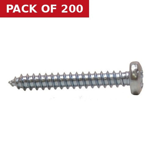 1" x 6 ZP Pan Head Self Tapping Screws   (200)