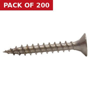 3.5mm x 25mm Stainless Steel Chipboard Screws CRCS Head Countersunk  (200)
