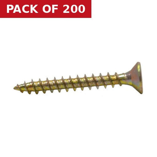 5mm x 40mm ZYP Multi Purpose Single Thread Countersunk Pozi Screws  (200)