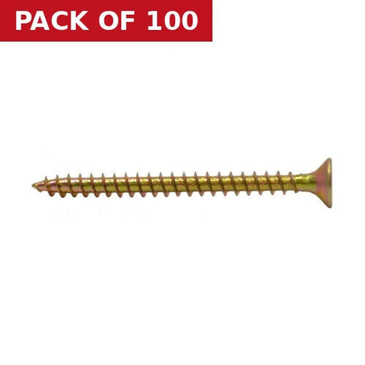 5mm x 60mm ZYP Multi Purpose Single Thread Countersunk Pozi Screws  (100)