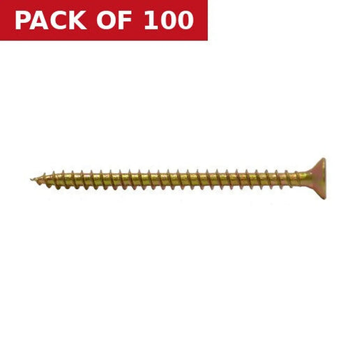 5mm x 70mm ZYP Multi Purpose Single Thread Countersunk Pozi Screws  (100)
