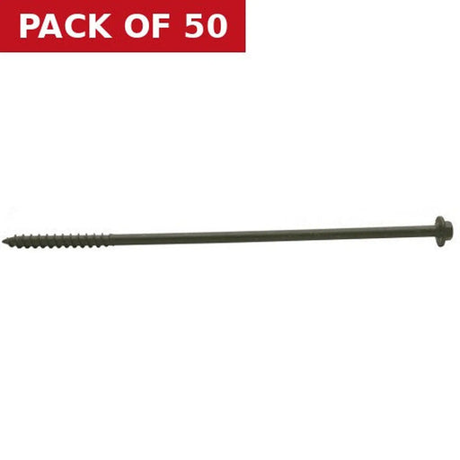 Timber Fixing Screws - 200mm - Green - (50)