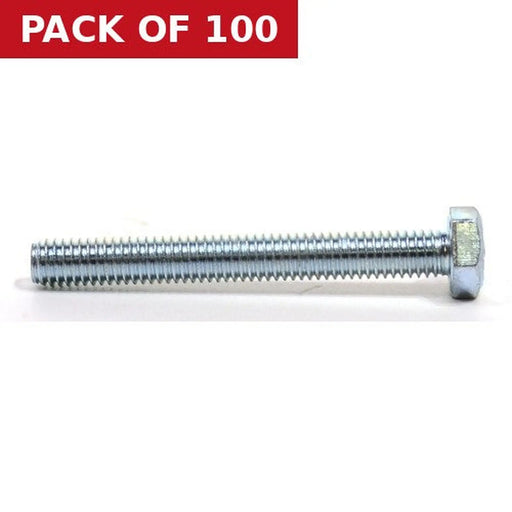 M6 x 50mm Hex Head Set Screws  (100)