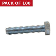 M8 x 40mm Hex Head Set Screws  (100)