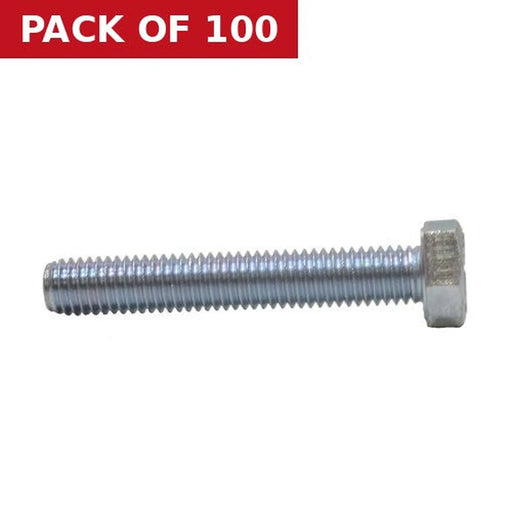 M8 x 50mm Hex Head Set Screws  (100)