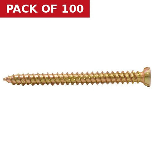7.5mm x 82mm Concrete Frame Screws  (100)