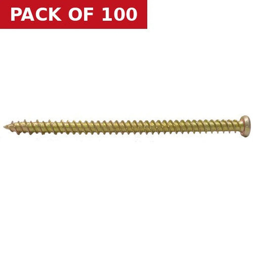 7.5mm x 122mm Concrete Frame Screws  (100)