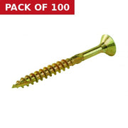 High Performance Multi Purpose Woodscrew - Pozi - 5 x 90mm - Zinc Yellow Passivated (100)