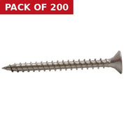 1 1/4" x 8 ZP CSK Head Self Tapping Screws  (200)