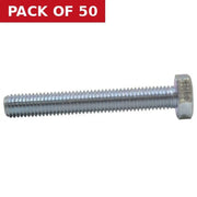 M10 x 80mm Hex Head Set Screws  (50)