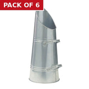 Galvanised Coal Hod with Side Handles - Pack of 6