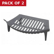 16" Fire Grate Heavy Duty Cast Iron - Pack of 2