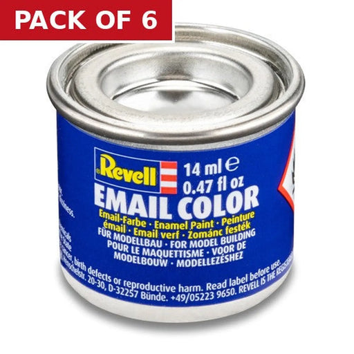 Revell Gloss Hobby Paint, Clear (14ml) - Pack of 6