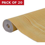 Light Pine Wood Effect Vinyl 1.5m Roll - Pack of 20