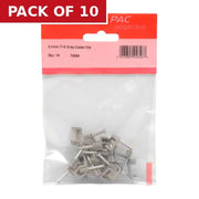 2.5mm T+E Grey Cable Clip - Pack of 10