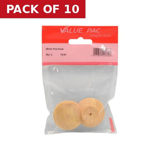 40mm Pine Knob - Pack of 10