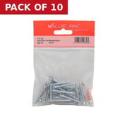1 1/2" x 8 ZP Cross Recessed Hardened Twin Thread Woodscrews with - Pack of 10