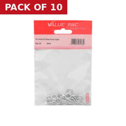 25 x 2mm ZP Steel Screw Eyes 18pk - Pack of 10