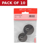 Black Sink & Bath Plug 2pk - Pack of 10