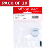 10mm - 20mm (MOO) Hose Clip - Pack of 10