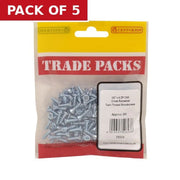 Pozi Twinthread Countersunk Woodscrews - Zinc Plated - 1/2" x 6 - - Pack of 5