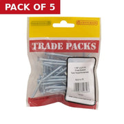 Pozi Twinthread Countersunk Woodscrews - Zinc Plated - 1 3/4" x 8 - - Pack of 5
