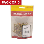 Pozi Multi Purpose Countersunk Woodscrews - Zinc Yellow Passivated - Pack of 5