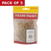 Pozi Multi Purpose Countersunk Woodscrews - Zinc Yellow Passivated - Pack of 5