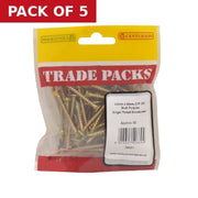 Pozi Multi Purpose Countersunk Woodscrews - Zinc Yellow Passivated - Pack of 5