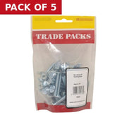 Roofing Bolts - Zinc Plated - M6 x 40mm - (40 PK) - Pack of 5