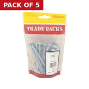 Roofing Bolts - Zinc Plated - M6 x 80mm - (25 PK) - Pack of 5